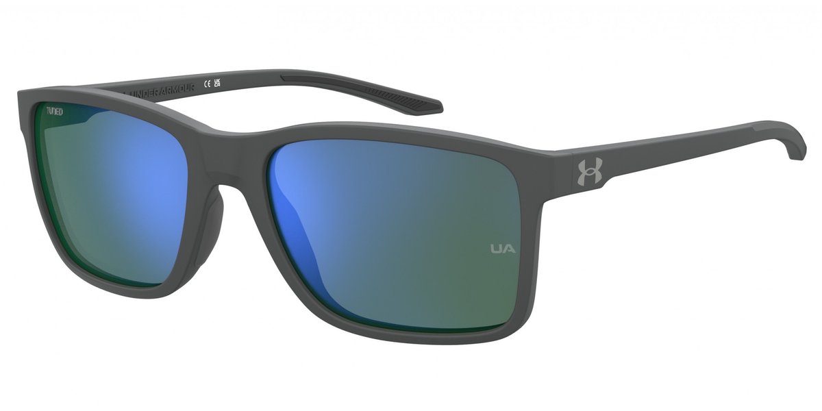 Under Armour UA HUSTLE XL Matte grey 59/19/145 UNISEX Zonnebrillen
