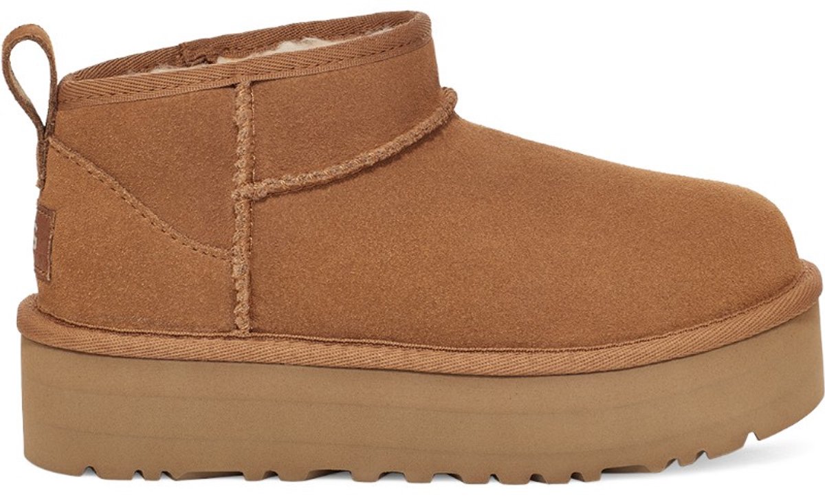 UGG Classic Ultra Mini Platform Boot - GS - Chestnut - Maat EU 37