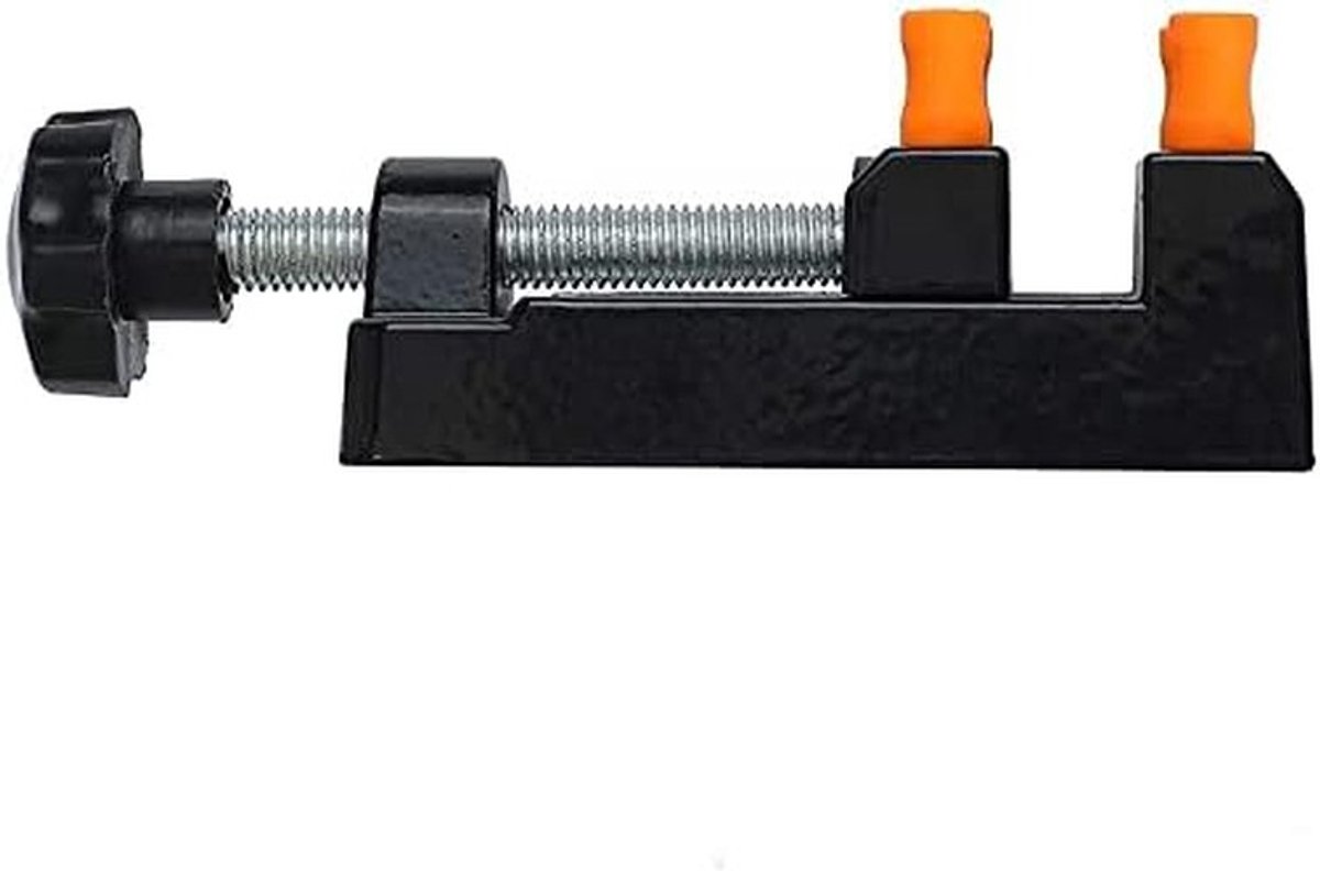 SPHProducts - Mini Flat Clamp - Tafel Klem - Perfect voor Houtsnijwerk - Zwart - Universële Tafelvise - Ideaal voor DIY - Compact en Lichtgewicht