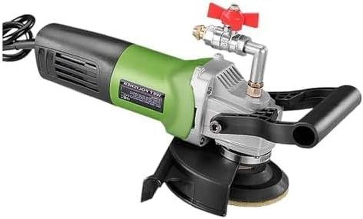 Steenpolijstmachine - Natte Polijster Betonnen - Oppervlakken Afwerken - Waterinjectie Systeem - 5-Inch Schijf - Grijs