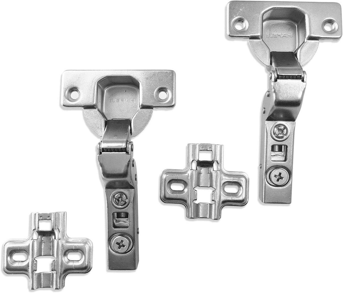 110 graden binnenstoppot scharnier met automatische sluiting voor keukenkasten en kledingkasten - Soft Close scharnier voor deurmontage
