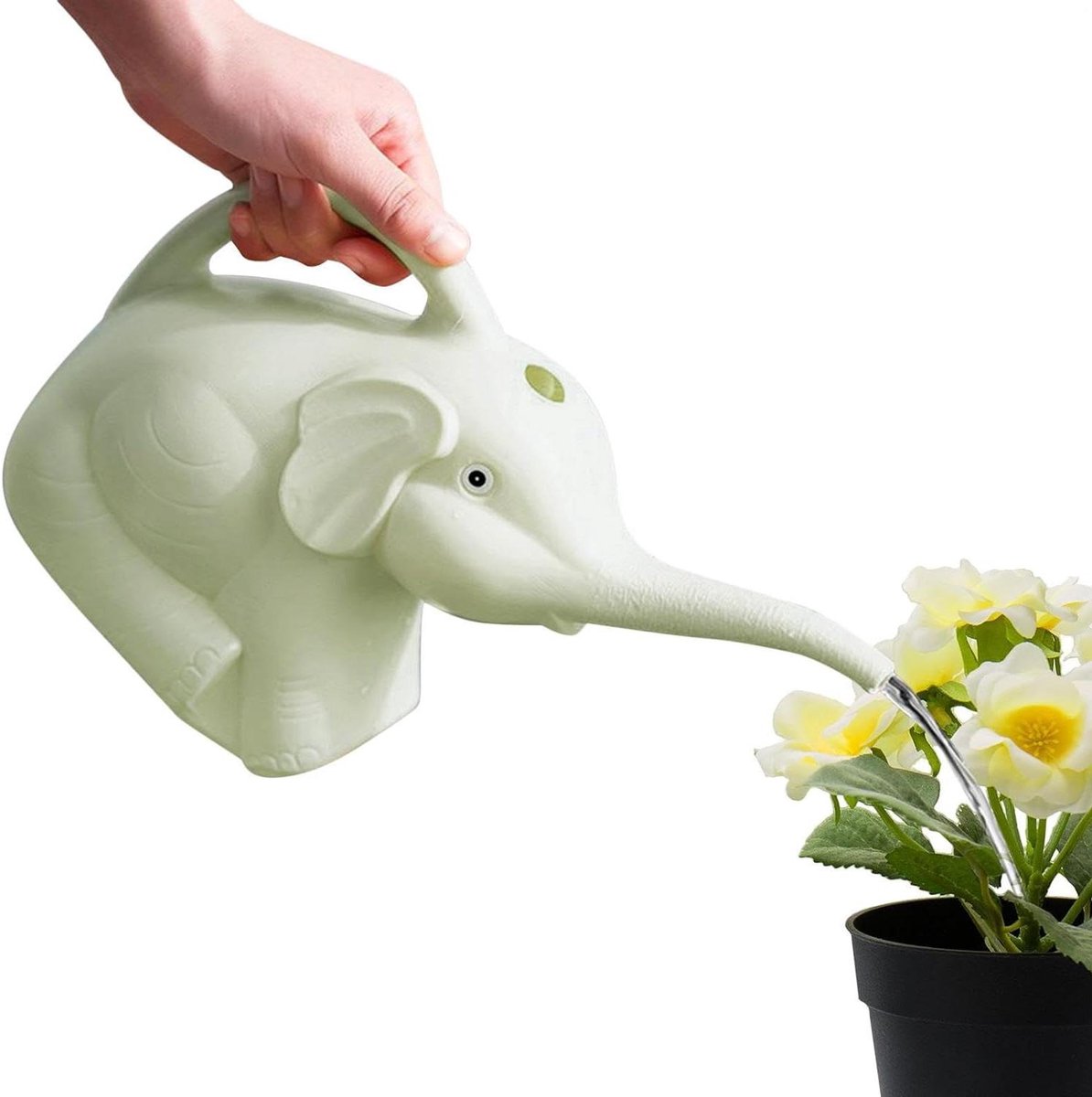 Gieter Olifant - Waterplant Gieter - Planten Water Geven - Lange Dunne Tuit - 27 x 15 x 15 cm