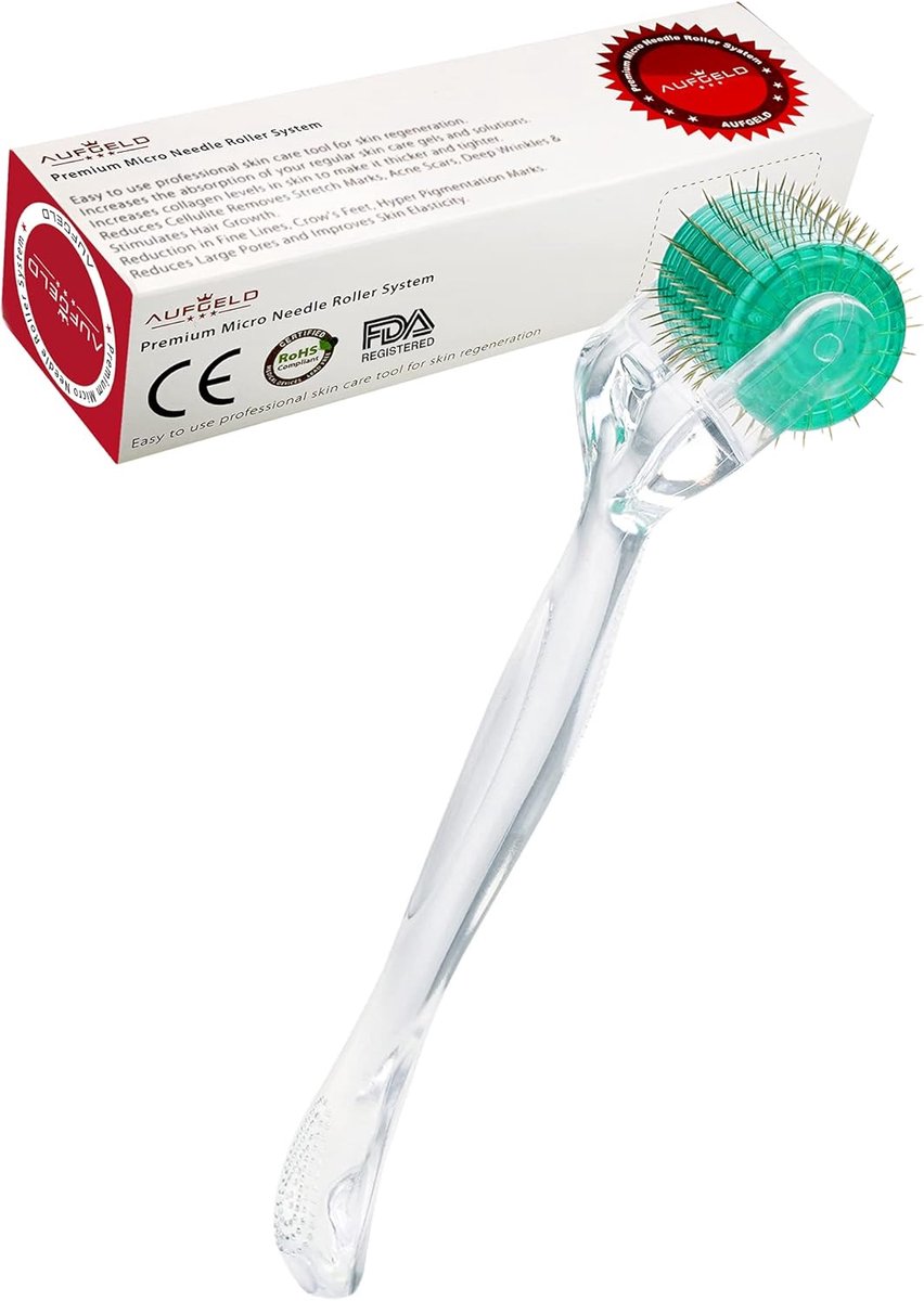 RONN® Dermaroller Haargroei - Dermaroller - Transparant - 18cm x 5cm x 4cm