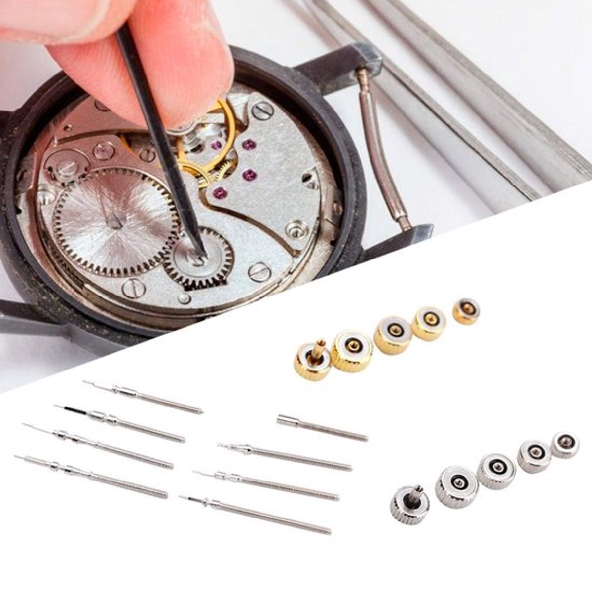 Horloge Reparatie Accessoire, O-Ring Rubber Ring Rubber Horloge Crown, Gaskets Reparatie voor Heren Horloges