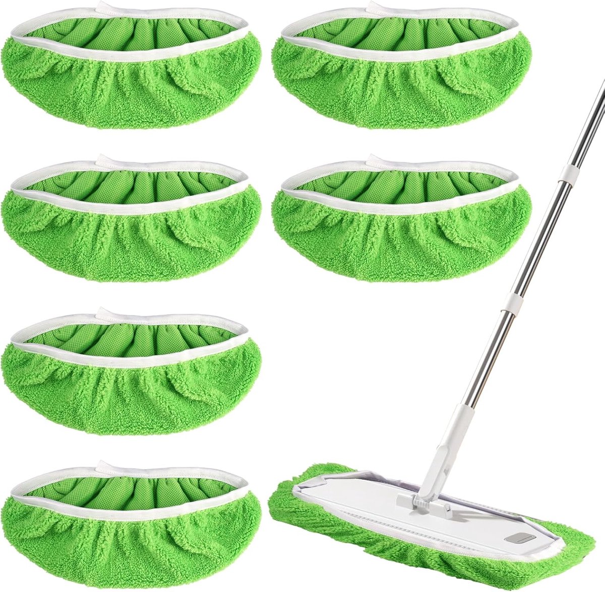 Herbruikbare vloerdoeken voor Swiffer - 8 stuks, ideaal voor nat en droog gebruik