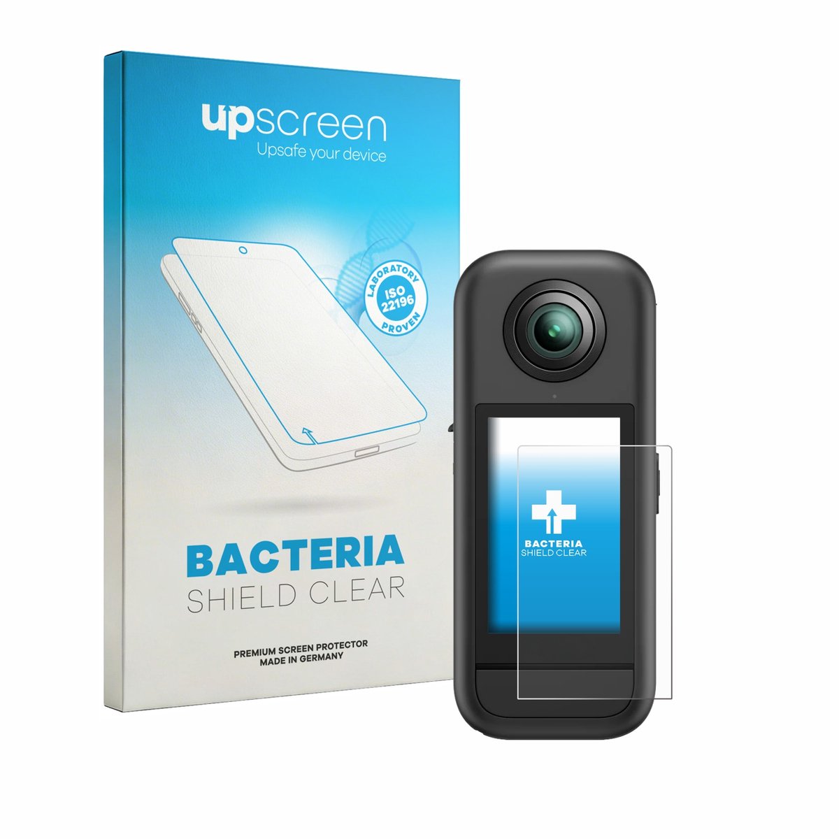 upscreen - Screenprotector voor Akaso 360 - Folie Beschermfolie transparant antibacterieel