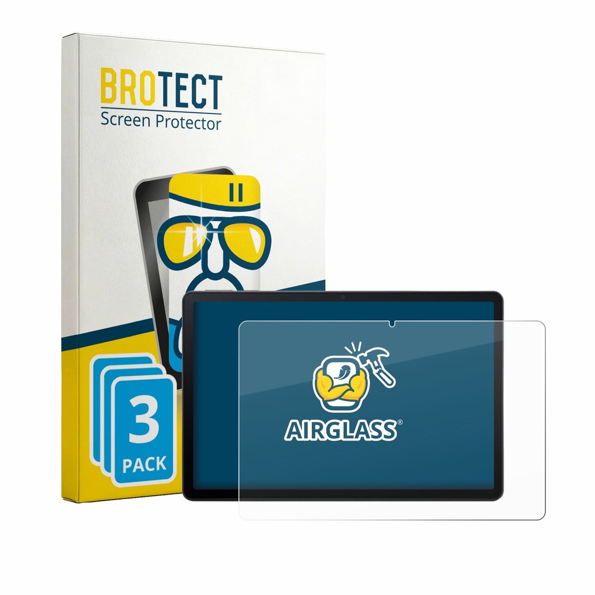Screenprotector 3 Stuks voor Acer Iconia V11-22M Beschermglas transparant