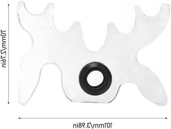 Billiard Bridge Head met Rubber, Perfect voor Pooltafel en Billiard Spellen, Verbeter je Spelervaring van Merkloos — afbeelding 3