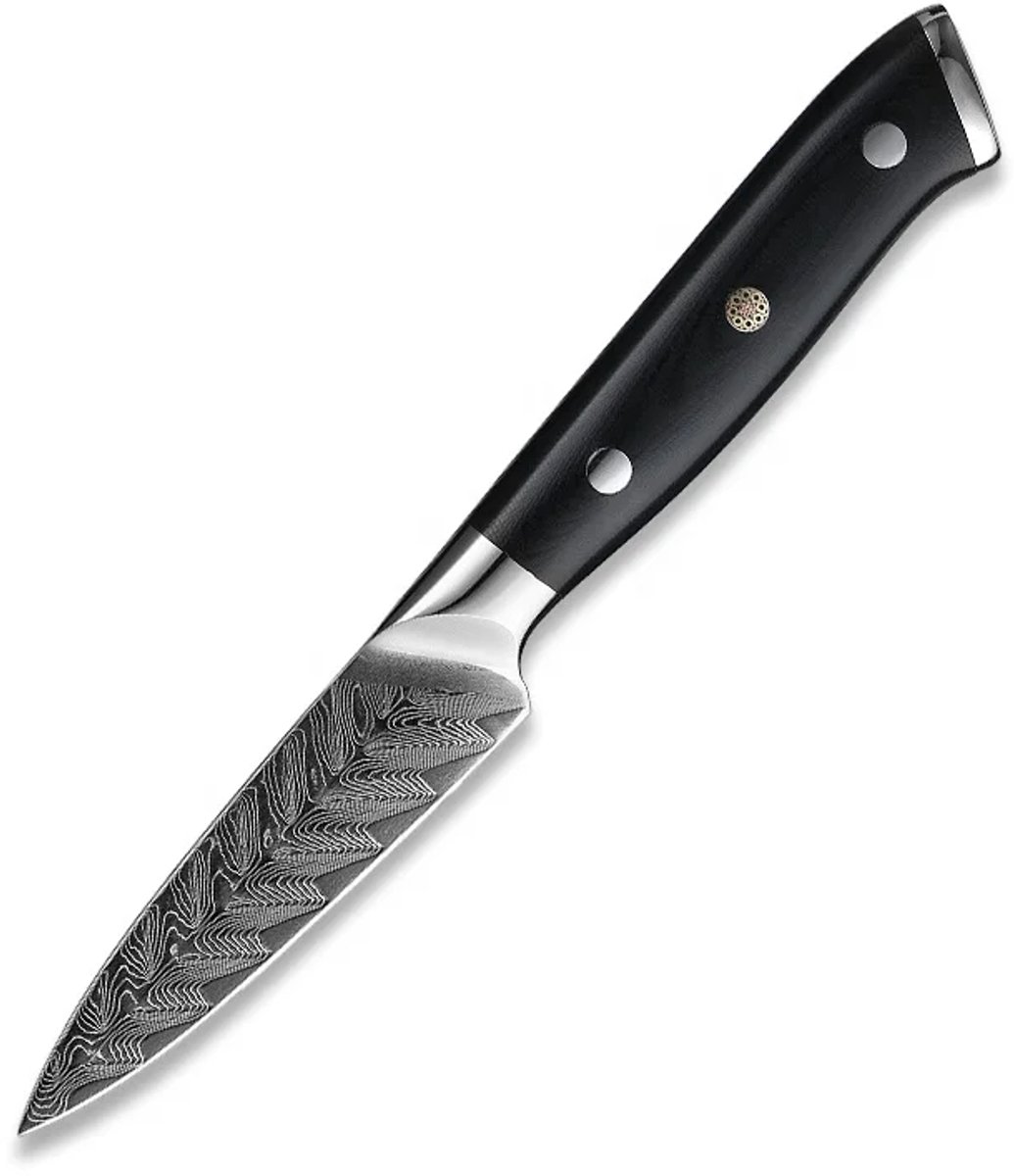 Mastersøn Damascus Schilmes - Japans Mes - Paring - 9.5 CM