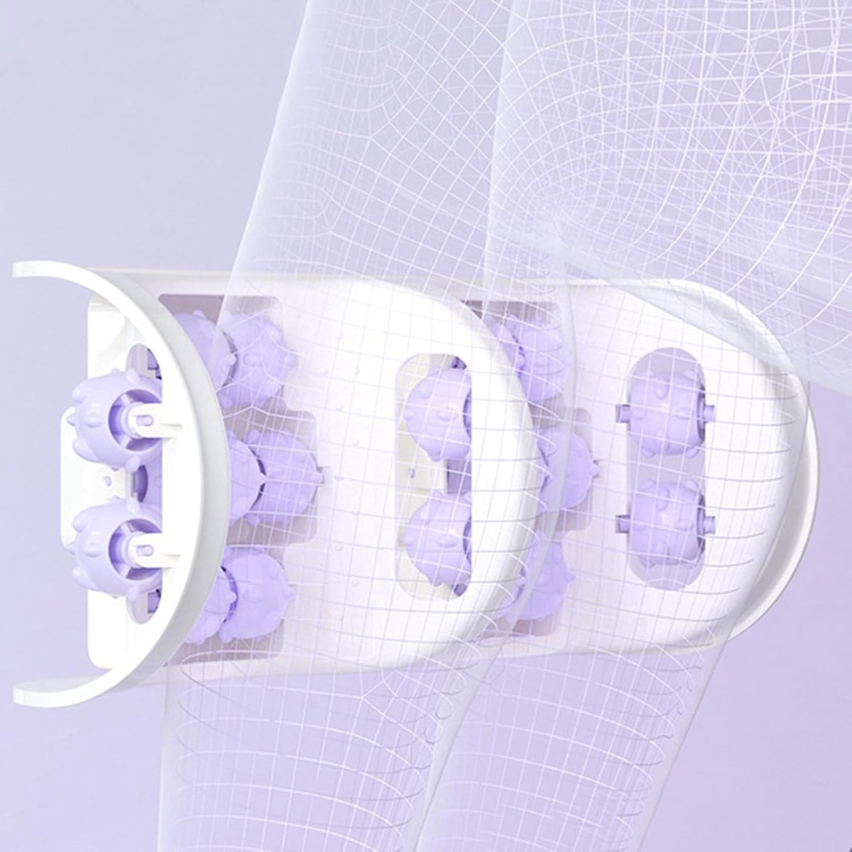 Voet Roller Massager - Voetmassage Roller - Spierherstel Bevorderen - Dubbele Wiel Actie - 34 x 15 x 11 cm