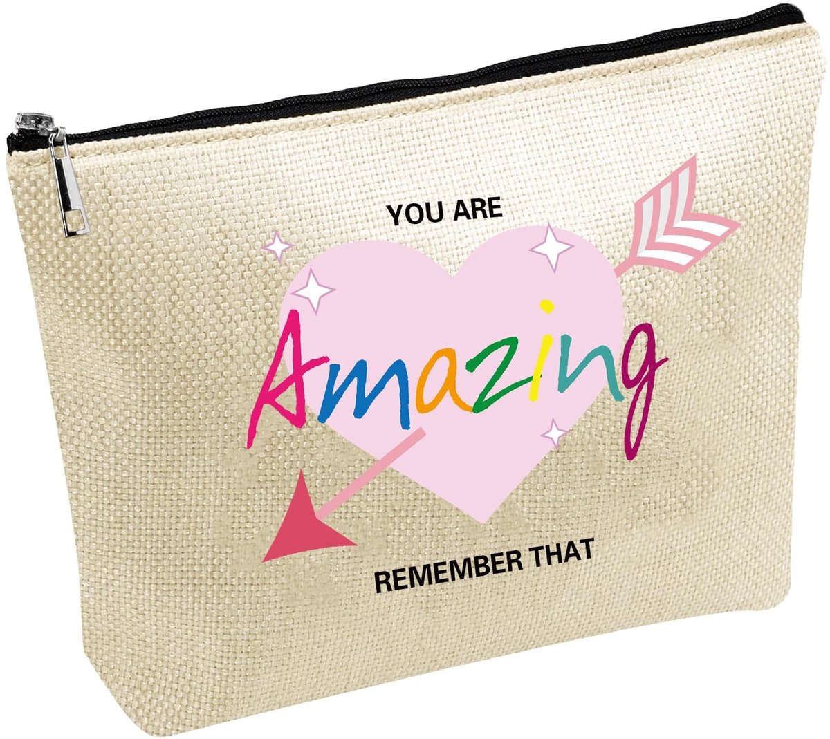 SPHProducts - Multifunctionele make-uptas - Canvas toilettas - Je bent geweldig - Organizer voor vrouwen - Geschenken voor mama