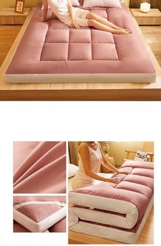 Japanse futonmatras - Vloerbed matras opvouwbaar - Comfortabel slapen - Ademend en lichtgewicht - 110 x 190 cm - Niet gespecificeerd van Merkloos — afbeelding 5