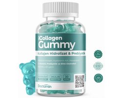 Doctamin iCollagen Gummies – Collageen Hydrolysaat met Vitamine C, Biotine & Q10 – 60 Gummies
