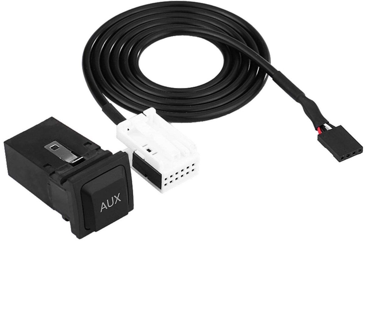Dailygoods - Dailygoody - USB AUX Switch Kabel voor RCD510/RCD310 Golf/GTI/R MK5 MK6 Jetta - Hoogwaardige Verbindingskabel