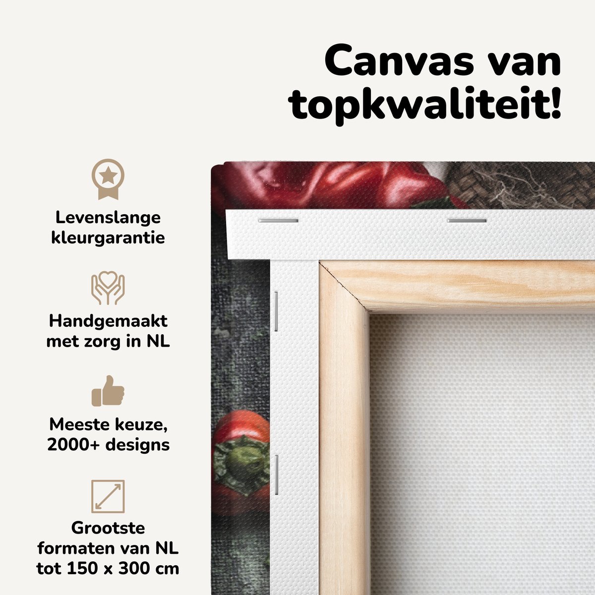 Canvas schilderij 120x90 cm - Wanddecoratie Wok uit de Aziatische keuken - Muurdecoratie w