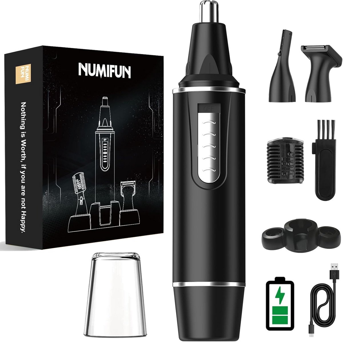 Neustrimmer Mannen - Bodygroomer - Scheerapparaat - Oortrimmer - Gezichtstrimmer