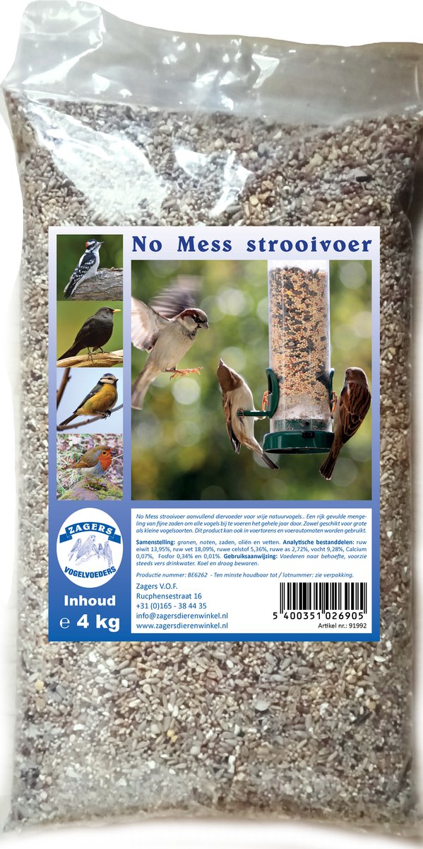 Zagers No mess strooivoer 4 kg