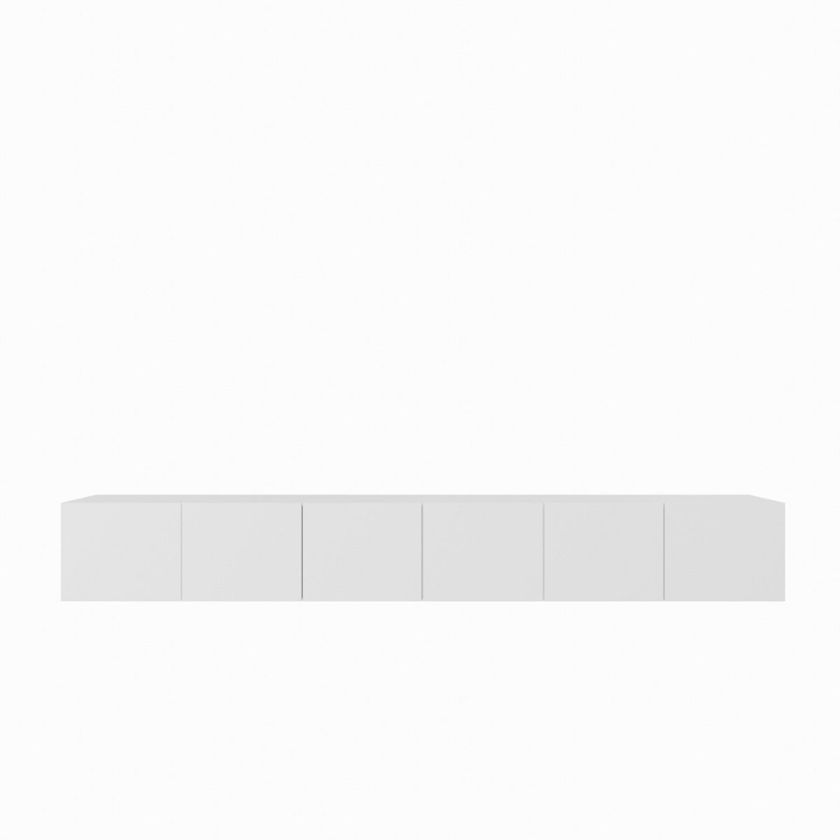 TV-kast Leo 300 (3x100) cm (wit + wit)