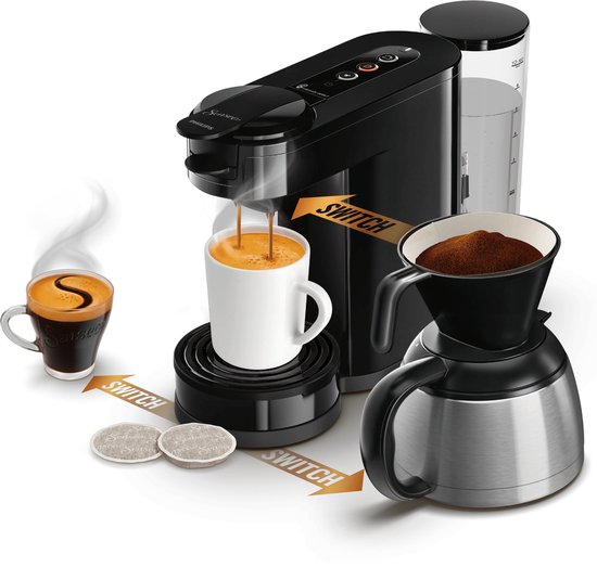 Philips HD6594/62 koffiezetapparaat Half automatisch Combinatiekoffiemachine 1 l