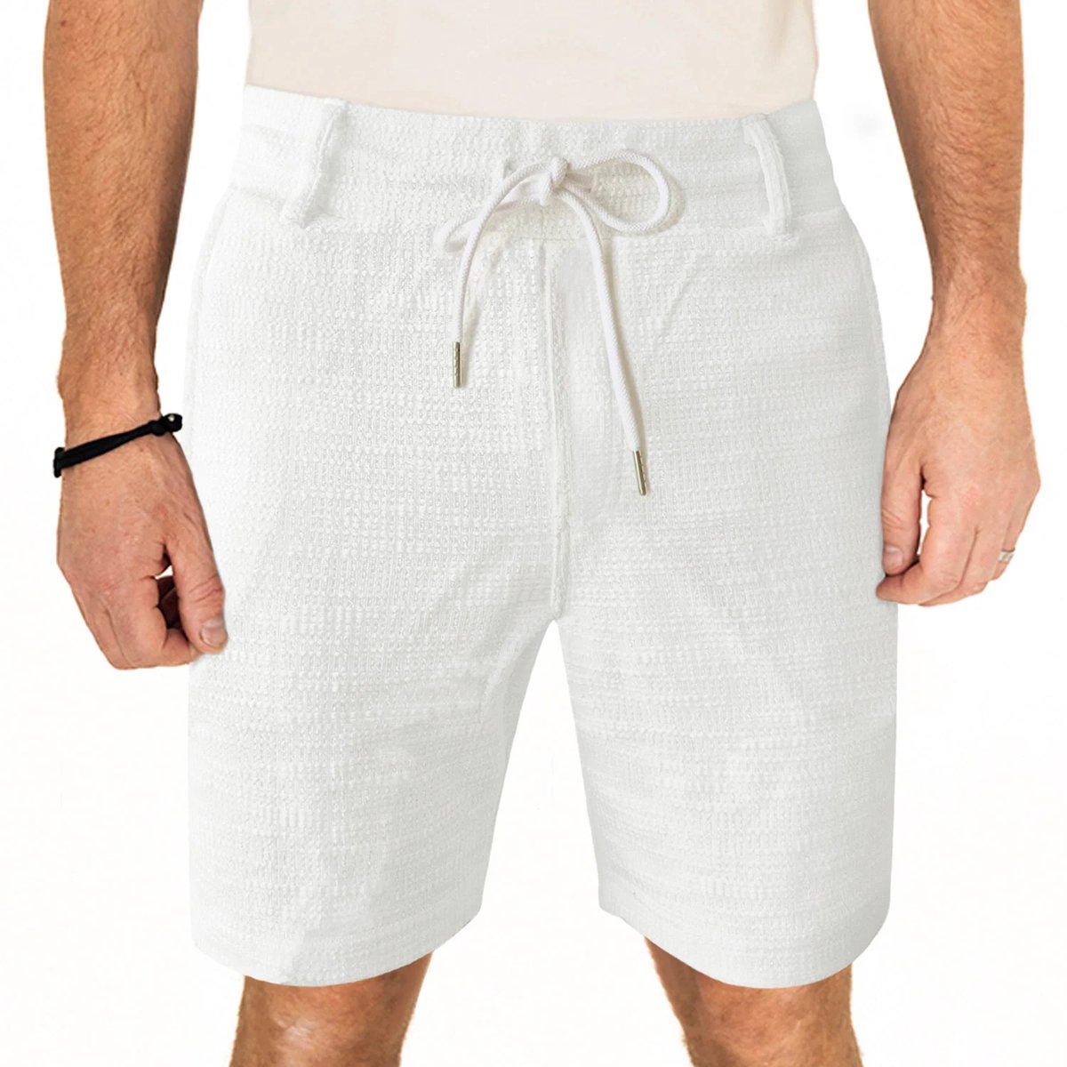 Func Factory mannen Korte Broek Structure wolwit maat M