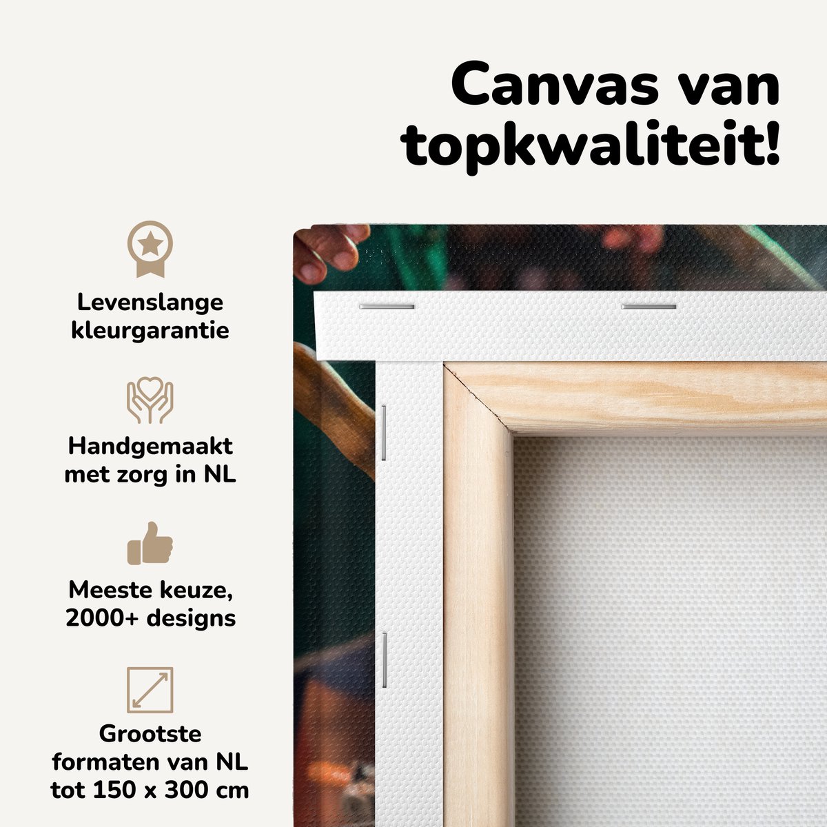 Canvas schilderij 30x20 cm - Wanddecoratie Asian Streetfood in wok pannen - Muurdecoratie