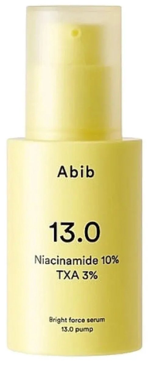 Abib - Bright Force Serum 13.0 Pump 5% Glutathione, 10% Niacinamide, 3% TXA en Vitamin B5 - 30ml
