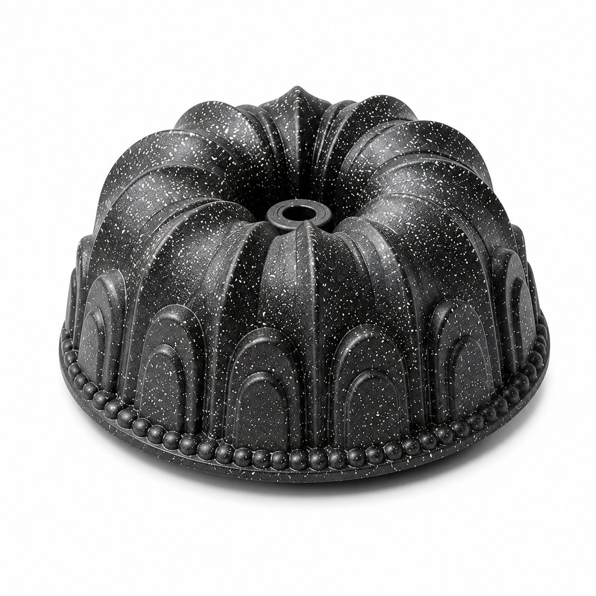 PoloChef SDK-126 Stella Gietaluminium Cakevorm 26 cm – Anti-aanbak Tulbandvorm – Bakvorm voor Cake & Desserts