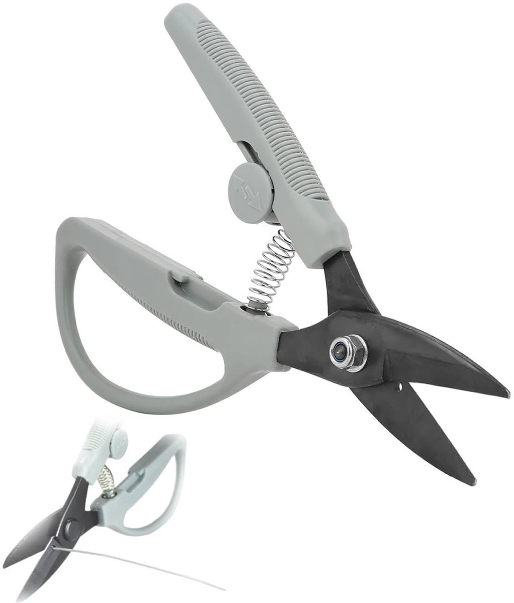 Dailygoods - Dailygoody - Blikschaar - Heavy Duty Schaar - Professionele Draadknipper - 26 x 10 cm - Geschikt voor Plaatwerk - Carbon Steel - 200 g