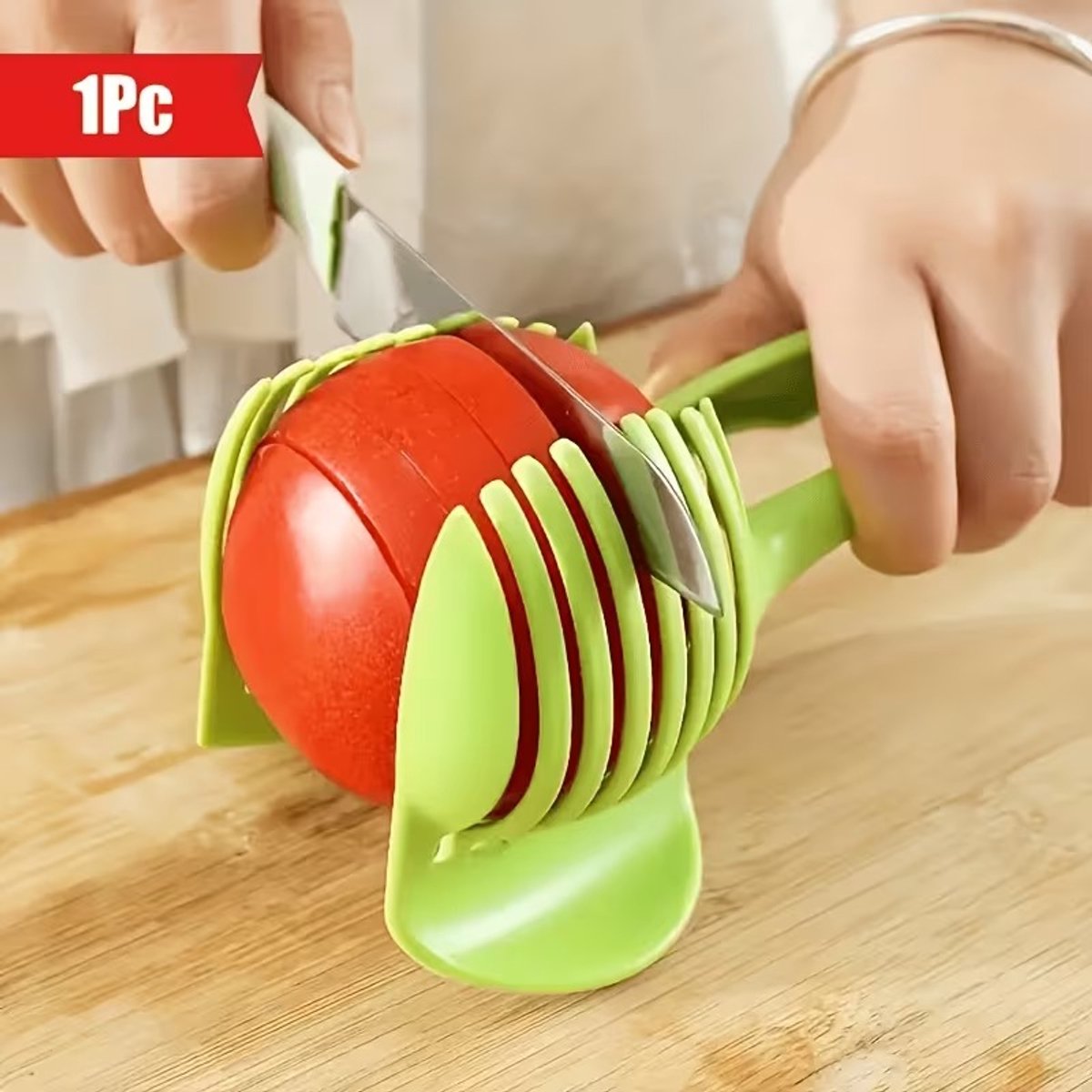 Snijplank Tang - Snijhulp voor Perfect Gelijkmatige Plakken - Veilig en E6envoudig te Gebruiken - Geschikt voor Groenten en Fruit