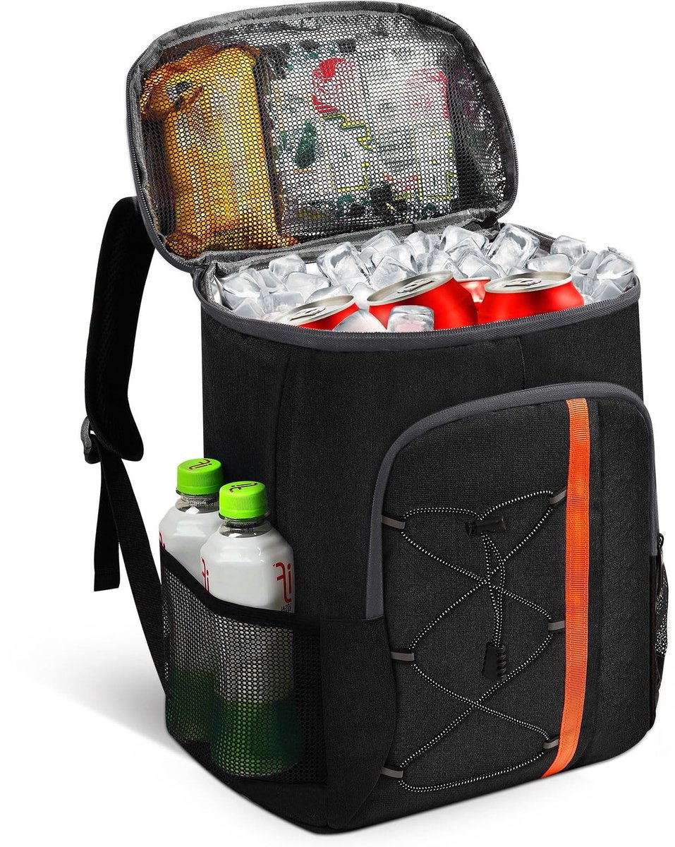 Dailygoods - Grote Koeltas van 28 Liter, Opvouwbaar en Geschikt voor Outdoor Activiteiten