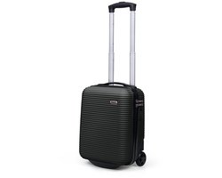 TravelZ Horizon Underseat Koffer 40cm – Lichtgewicht handbagage 20 liter met 2 wielen – Zwart