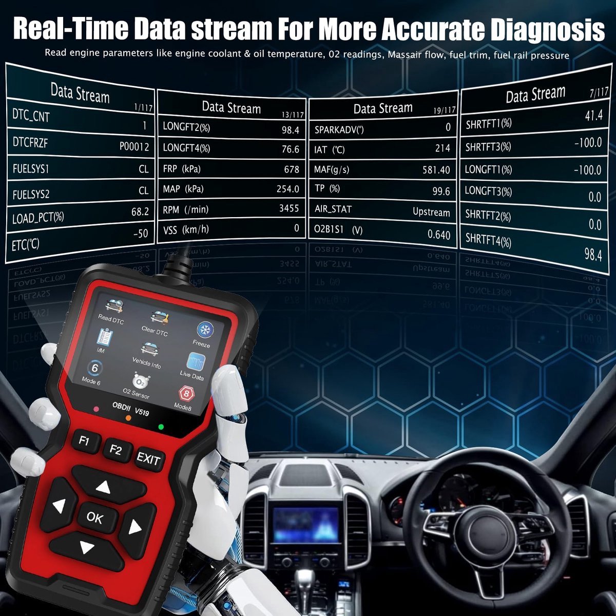 OBD2 Scanner - Auto Uitleesapparatuur thumbnail 6