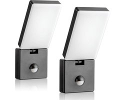 Merk niet opgegeven Buitenlamp met sensor dag en nacht - Wandlamp met bewegingsdetectie - Op zonne energie - Tuinverlichting