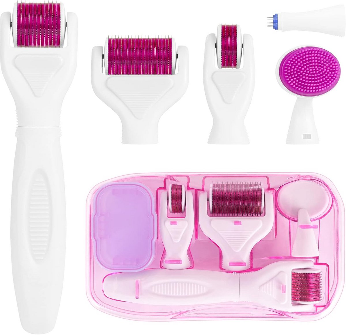 Dermaroller - Gezichtroller - Baardroller voor huidverzorging - Skincare roller