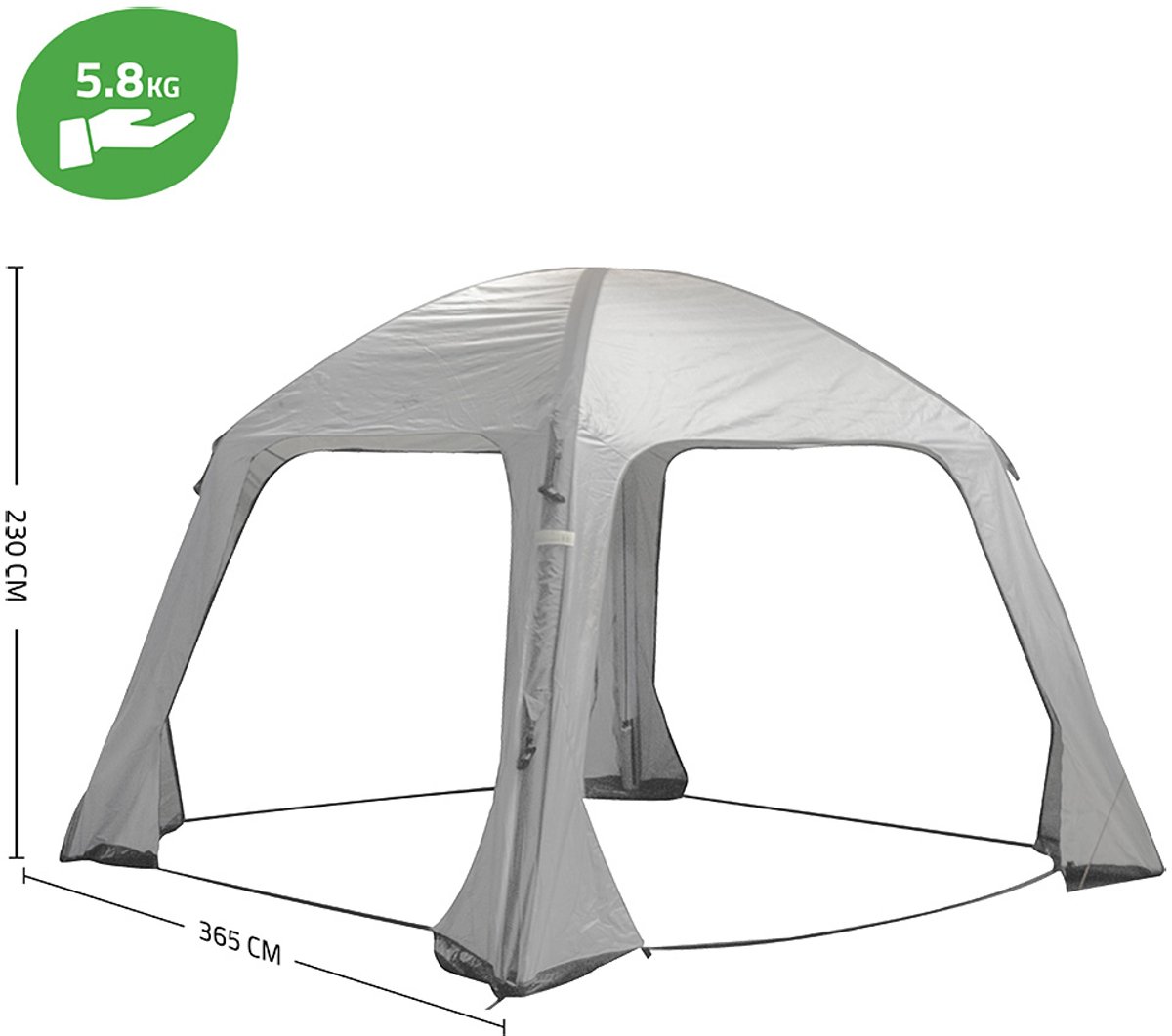 Bo-Camp Air Gazebo - Opblaasbaar