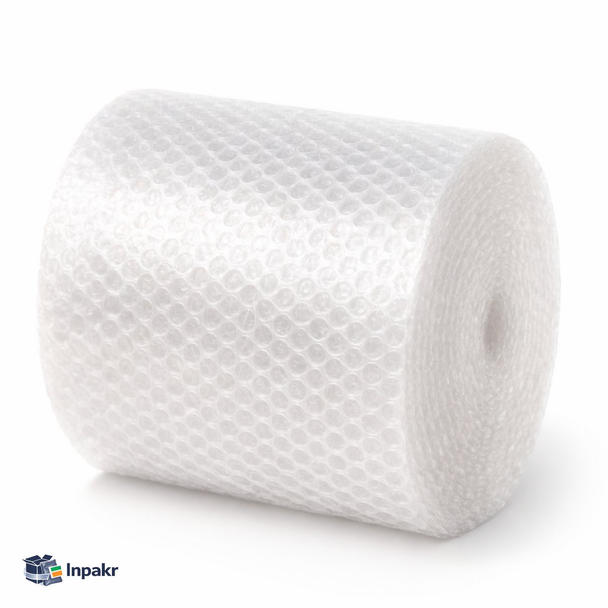 Inpakr Noppenfolie - 50cm x 100m - 10mm Nop - Bubbeltjesplastic Rol - Bubbelfolie Luchtkussenfolie - Transparant