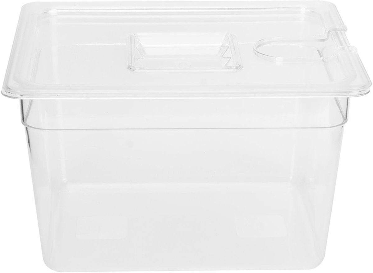 Dailygoods - Dailygoody - Sous Vide Container - 11.71L - Inklapbare en scharnierende uitvoering - 265x325x200mm - Food grade PC materiaal - Ideaal voor culina