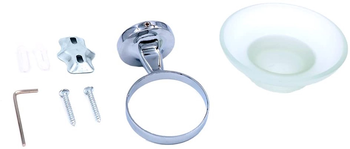 Dailygoods - Dailygoody - Zeepbakje voor Badkamertoilet - Roestvrij staal - 3M Zelfklevend of Schroevenmontage - Gepolijste Afwerking - Duurzaam en Elegant - Gesch...