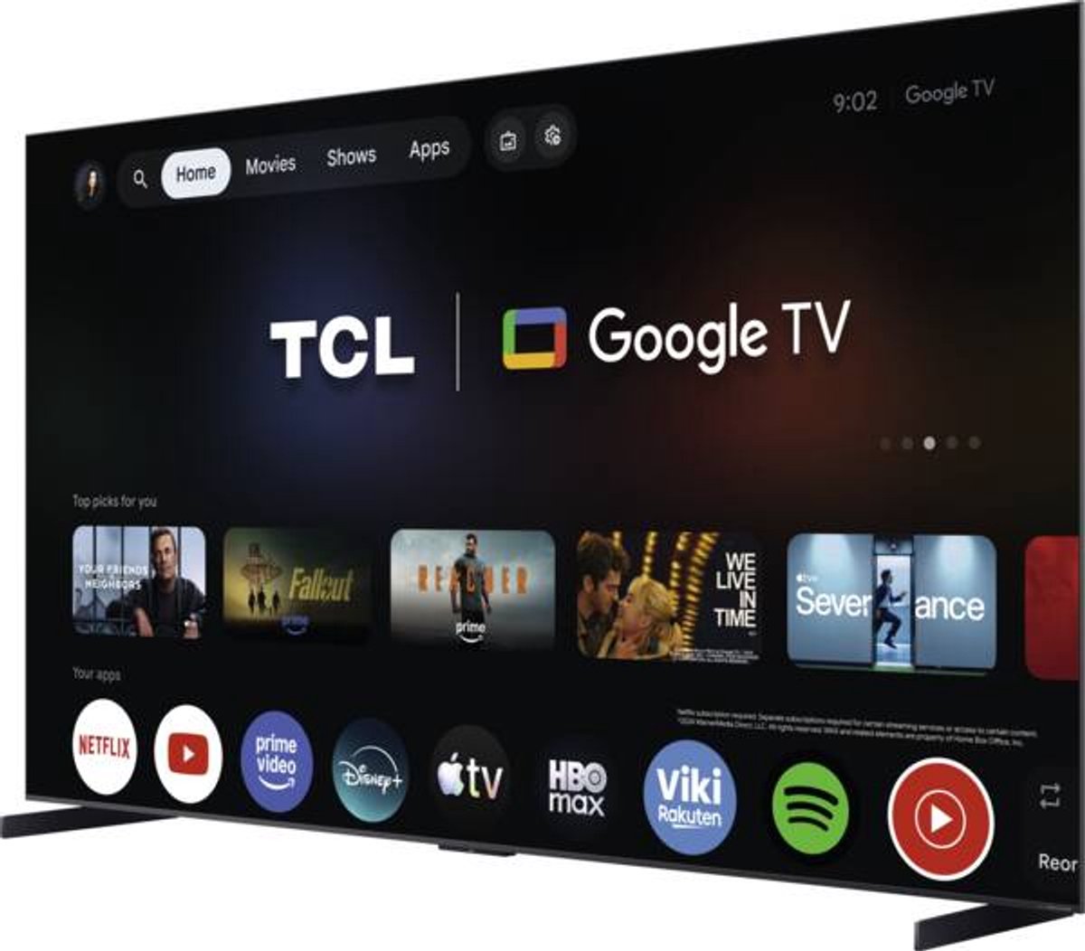 TCL 98C89L tv 2,49 m (98") 4K Ultra HD Smart TV Zwart 6000 cd/m²