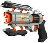 Soft Gun – Useme - Nerf - Nerf Pistool - Nerf Pistool inclusief 12 pijltjes en 2 Target Cans - Luxe Gift box -