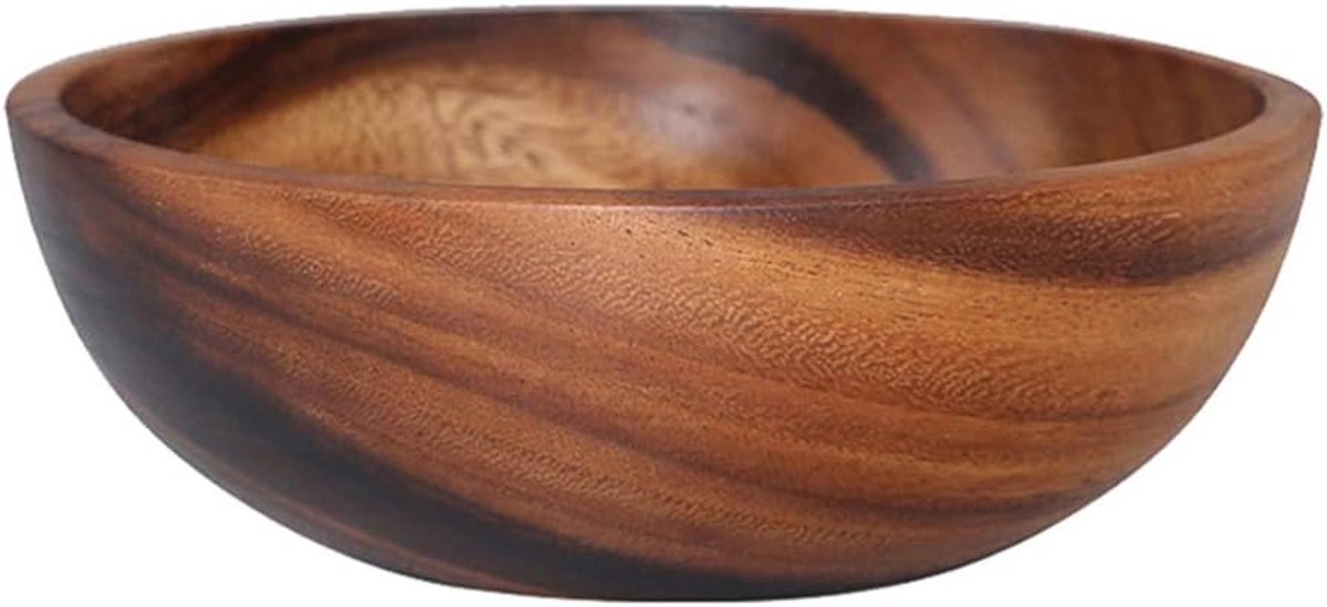 Cuhostki - 1Stuks - Hout - Mengkom - Houten Kom - Natuurlijk - Rond - Multifunctioneel