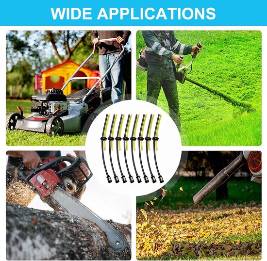 5-delige Brandstofleidingset - Grasmaaiers filters - Heggenscharen brandstofleidingen - Trimmers accessoires - Vervangende olieleiding - Inclusief brandstoffilters, brandstofcups - Compatibel met grasmaaiers, heggenscharen, bosmaaiers, kettingzagen — afbeelding 4
