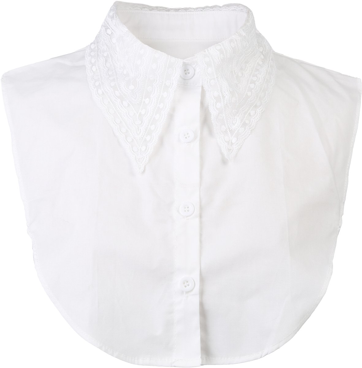 Sunset Fashion | Kraagje | Kant | One Size | Wit