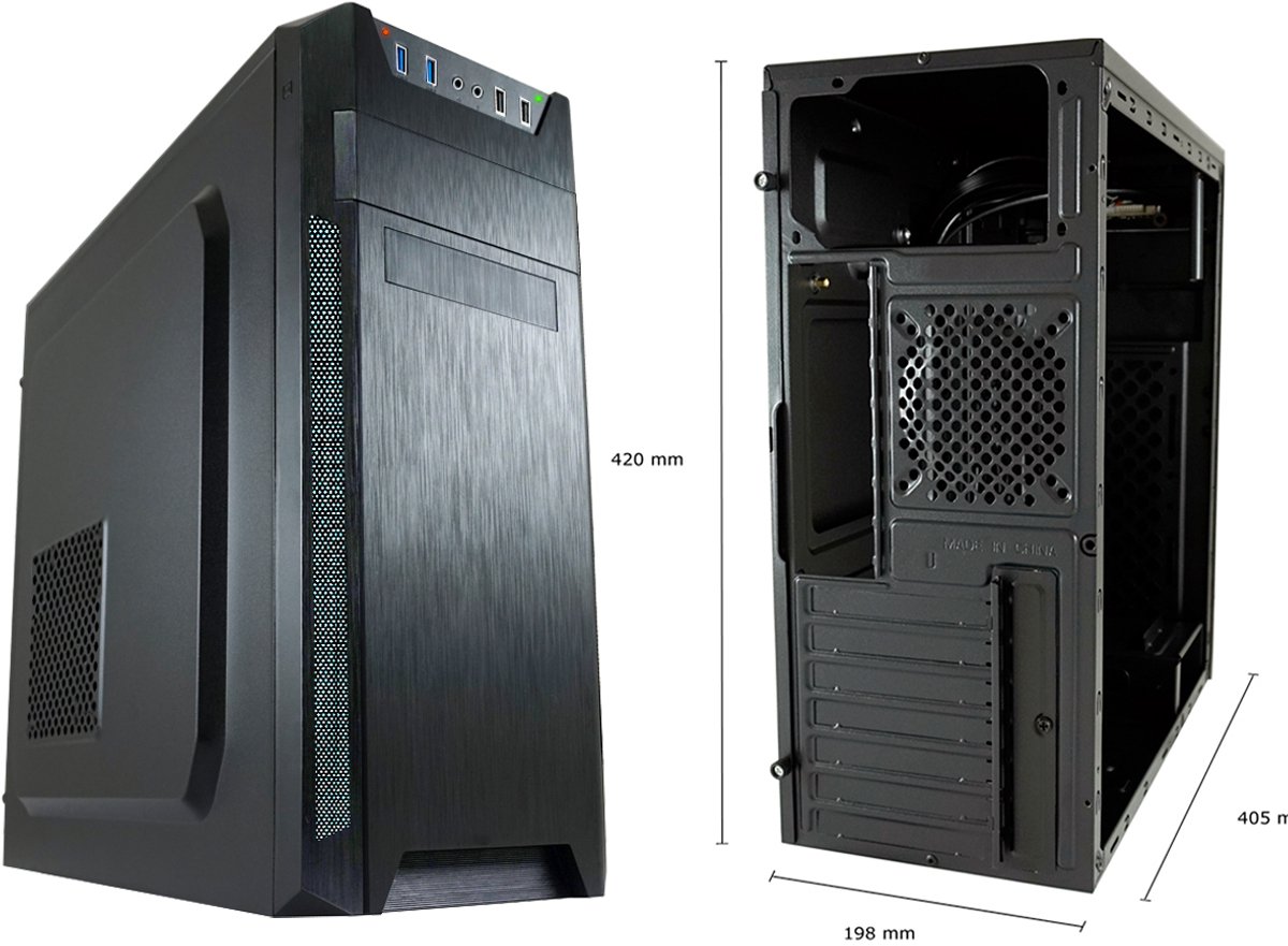 Intel Compleet Desktop PC | Intel Core i5 | 16 GB RAM | 512 GB SSD | DVD+RW | Windows 11 Pro | Business Office Multimedia Computer – foto 2