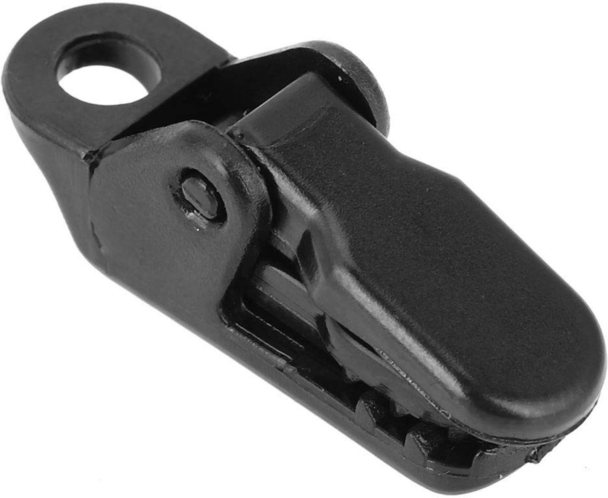 Dailygoods - Dailygoody - Klemset voor luifels - Clips voor dekzeilen - Ideaal voor outdoor - 10 stuks - Militair touw - Praktisch voor tenten en caravans