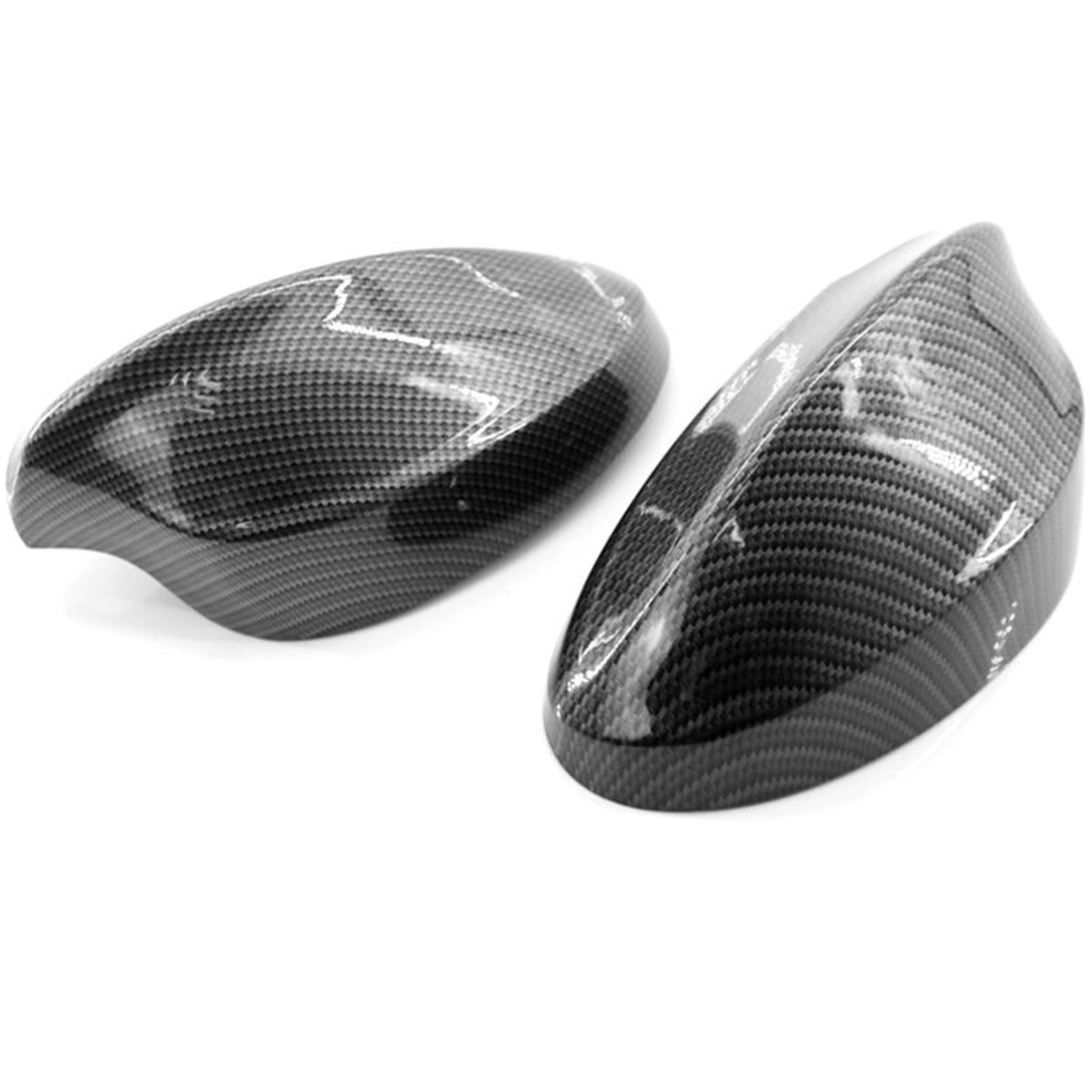Zijspiegelkappen voor geschikt voor BMW 3 Serie E90/E91 (modellen 2005-2007) (2 stuks), onderdeelnummers: 51167135098 51167135097