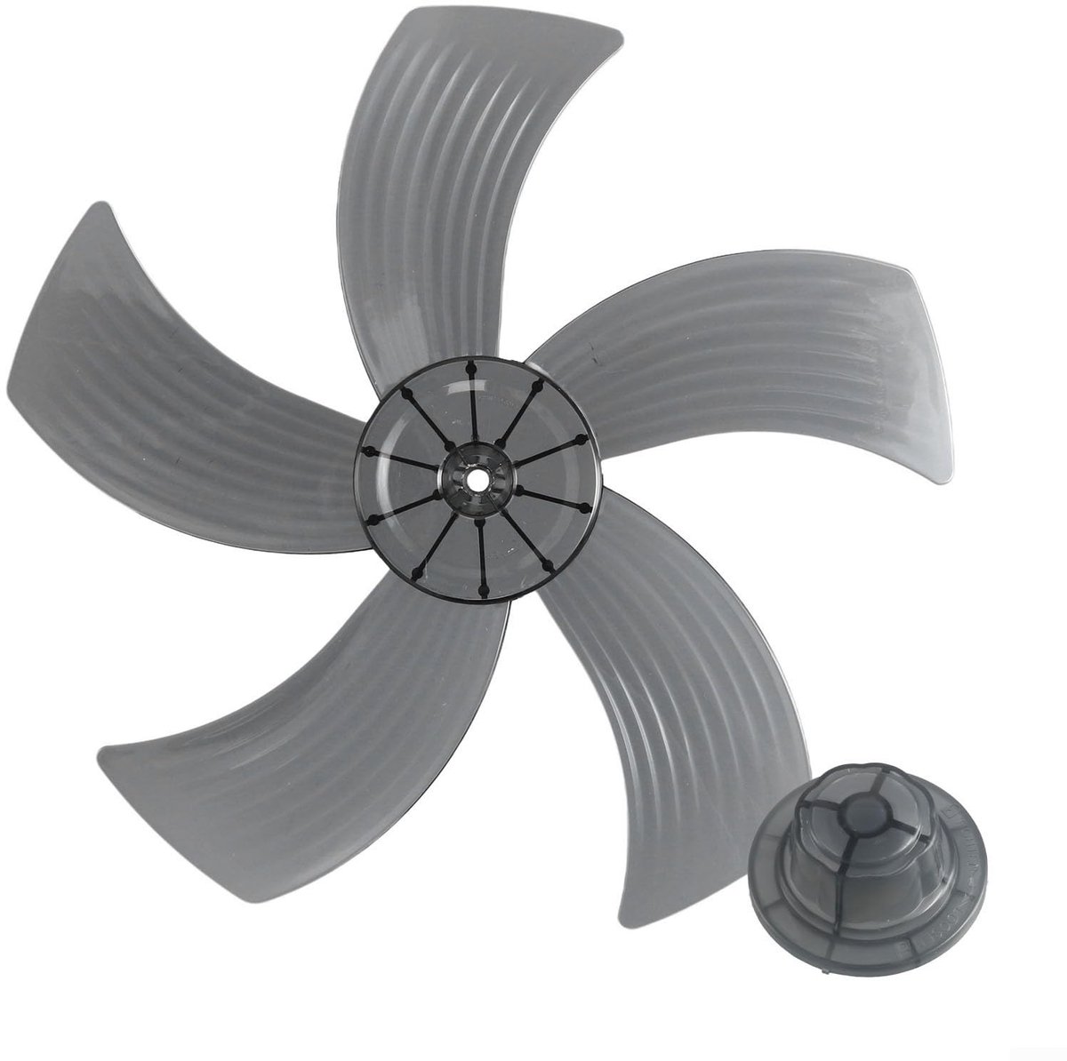 Dailygoods - 35 cm Huishoudelijk Ventilatorblad met Vijf Bladen voor Stille Werking