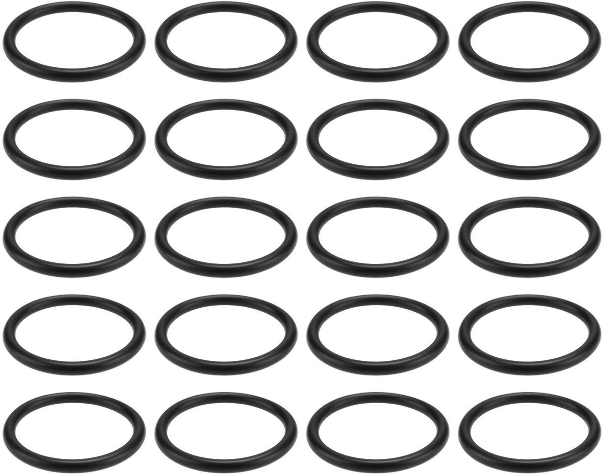 Dailygoods - 20 Stuks Nitrilrubber O-Ringen voor Afvoer
