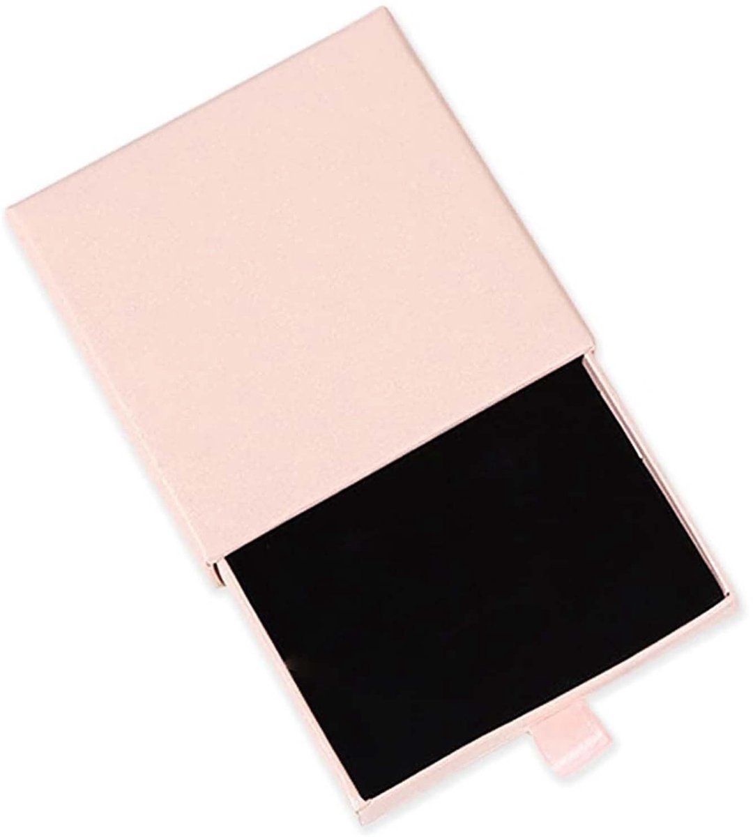 Dailygoods - QCTrial - Dailygoods - Cosensi - Dailygoody - Sieraden Geschenkdoos - Kleine Opbergdoos - Roze - Voor Kettingen Oorbellen Ringen - Ideaal voor Cadeaus - 9x9x1.7 cm