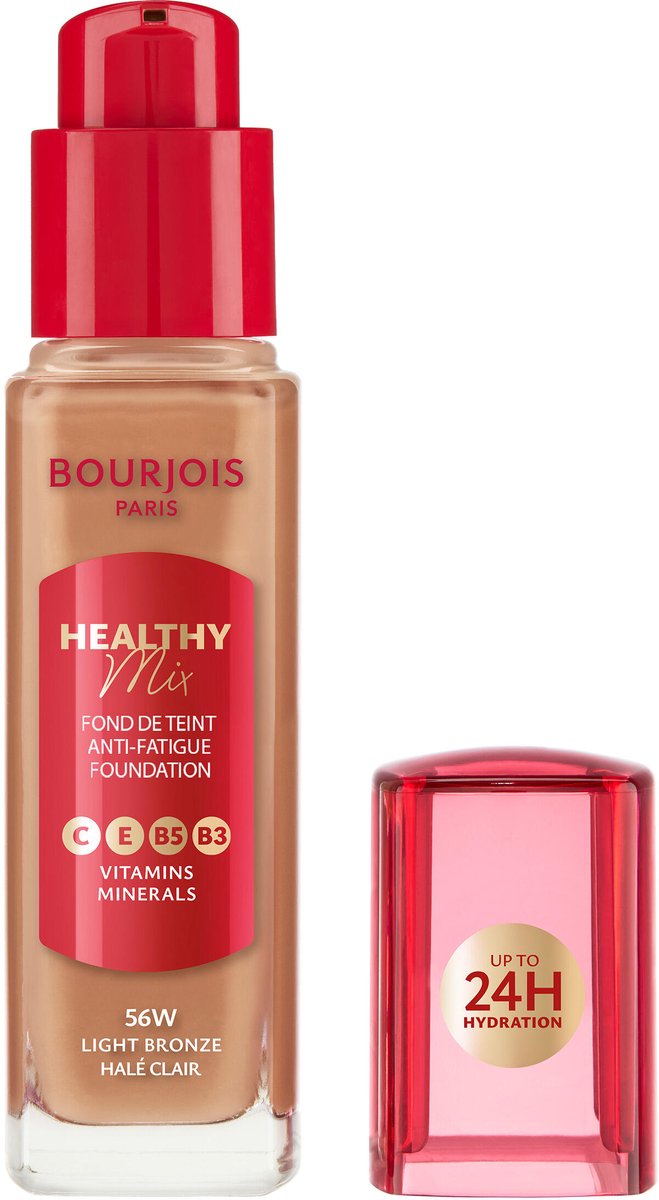 Bourjois Healthy Mix Anti-Fatigue Foundation - 56W - 30 ml